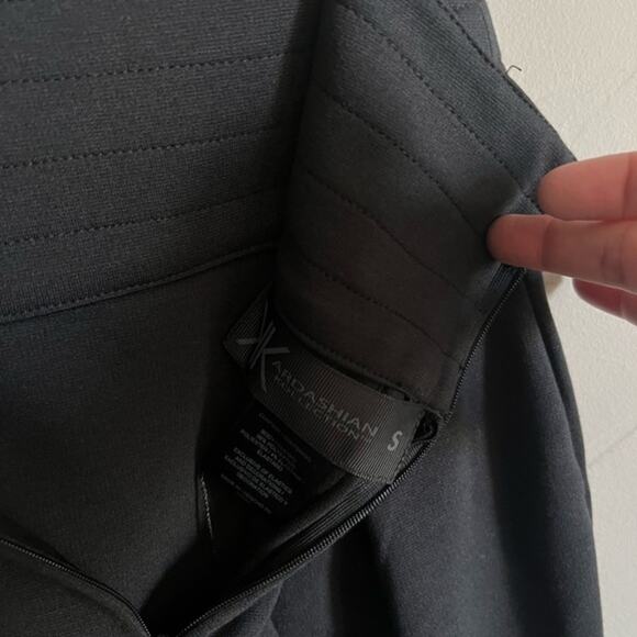 NEW Kardashian Kollection Black Long Line Stretch Nouveau Pencil Skirt SMALL - Picture 5 of 7